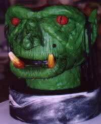 orc-cake Orc head cake