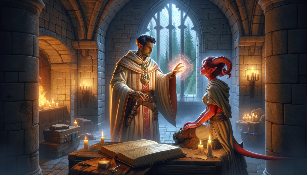 vinos half elf cleric