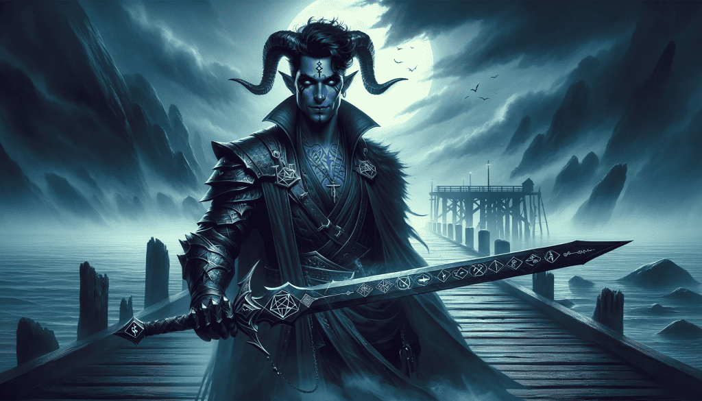 maxos tiefling hexblade warlock