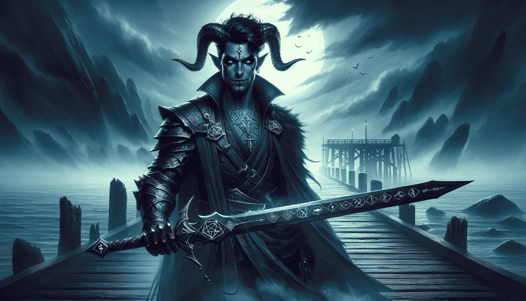 maxos tiefling hexblade warlock