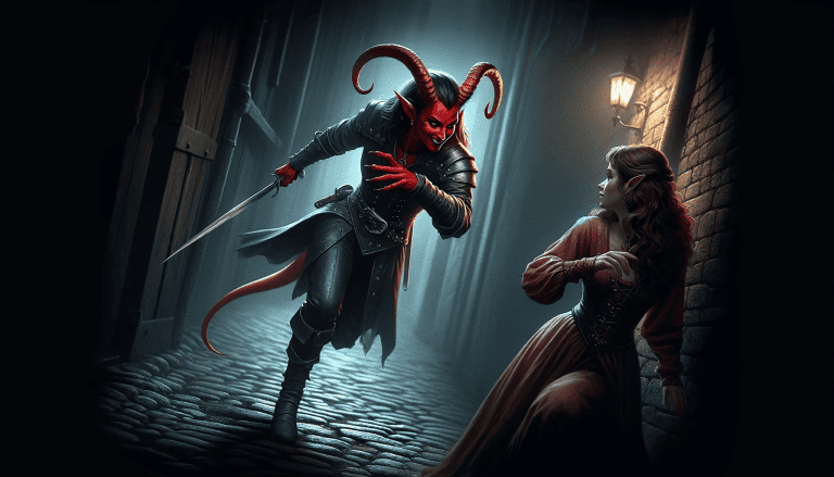 eszina tiefling assassin rogue